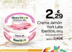 Supermercados El Jamón IBERITOS Crema de Jamón York oferta