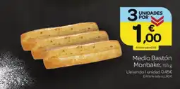 Supermercados El Jamón Medio Bastón Monbake oferta
