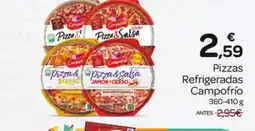 Supermercados El Jamón CAMPOFRIO Pizzas Refrigeradas oferta