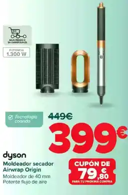 Carrefour DYSON Moldeador secador Airwrap Origin oferta