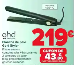 Carrefour Plancha de pelo Gold Styler oferta