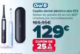 Carrefour ORAL-B Cepillo dental eléctrico dúo i03 oferta