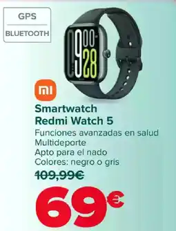 Carrefour Smartwatch Redmi Watch 5 oferta