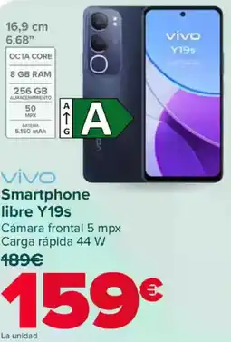 Carrefour VIVO Smartphone libre Y19s oferta