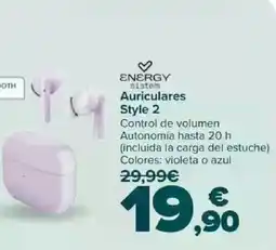 Carrefour ENERGY sistem Auriculares Style 2 oferta