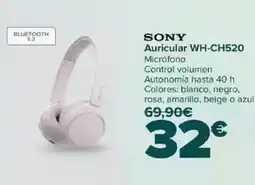 Carrefour SONY Auricular WH-CH520 oferta
