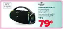 Carrefour ENERGY sistem Altavoz Hyper Beat oferta