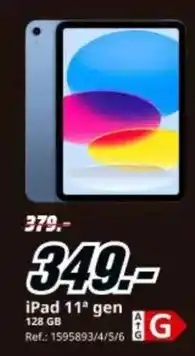 MediaMarkt Ipad 11' gen 128 gb oferta