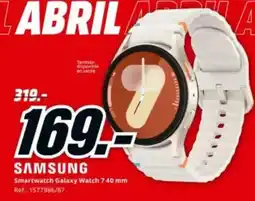MediaMarkt Samsung - smartwatch galaxy watch 7 40 mm oferta