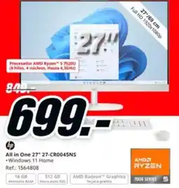 MediaMarkt Hp - all in one 27 27-cr0045ns oferta