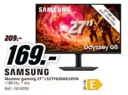 MediaMarkt Samsung - monitor gaming 27 ls27fg506euxen oferta