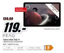 MediaMarkt Ram - tablet tab 11 oferta