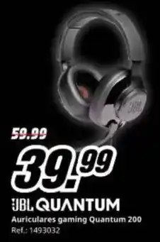 MediaMarkt Quantum - auriculares gaming 200 oferta