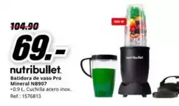 MediaMarkt Nutribullet - batidora de vaso pro mineral nb907 oferta