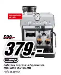 MediaMarkt Delonghi - cafetera express la specialista mini arte ec9155.mb oferta