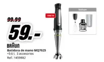 MediaMarkt Braun - batidora de mano mq7025 oferta