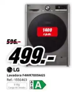 MediaMarkt Lg - lavadora f4wr7009ags oferta