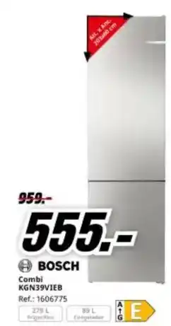 MediaMarkt Bosch - combi kgn39vieb oferta