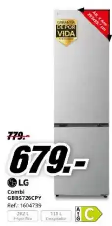 MediaMarkt Lg - combi gbb576cpy oferta