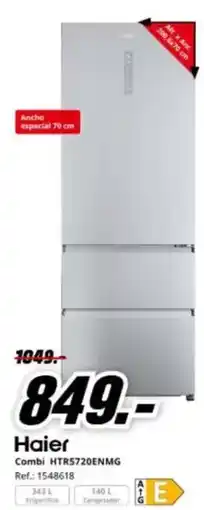 MediaMarkt Haier - combi htr527b0enmg oferta