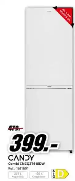 MediaMarkt Candy - combi cncq2t618dw oferta