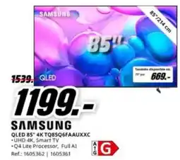MediaMarkt Samsung - qled 85 4k tq85q6faauxxc oferta