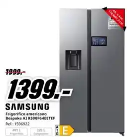 MediaMarkt Samsung - frigorifico americano bespoke ai rs90f64eete oferta