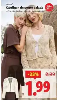 Ocine Esmara - cárdigan de punto calado oferta