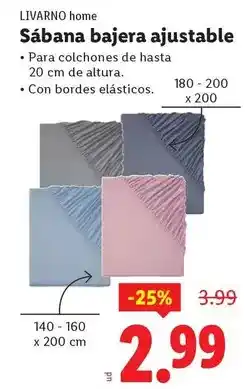 Ocine Livarno home - sábana bajera ajustable oferta