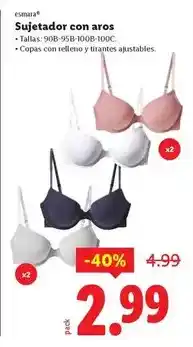 Ocine Esmara - sujetador con aros oferta