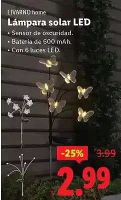 Ocine Livarno home - lámpara solar led oferta