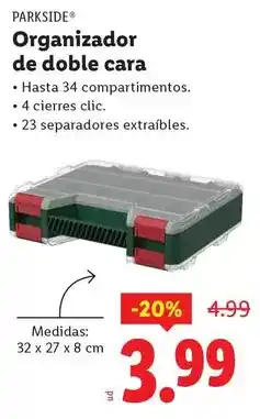 Ocine Parkside - organizador de doble cara oferta