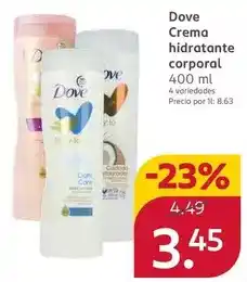 Rossmann Dove - crema hidratante corporal oferta