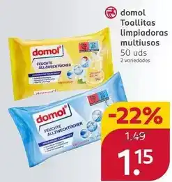 Rossmann Domol - toallitas limpiadoras multiusos oferta