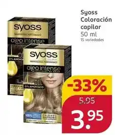 Rossmann Syoss - coloracion capilar oferta