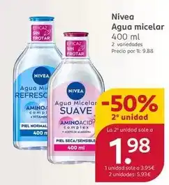 Rossmann Nivea - agua micelar oferta
