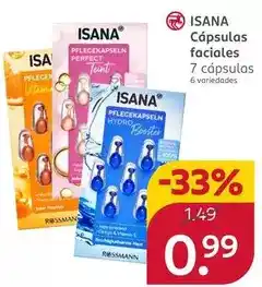 Rossmann Isana - capsulas faciales oferta