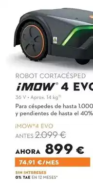 STIHL Robot cortacésped imow 4 evo oferta