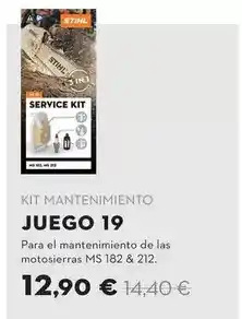 STIHL Kit mantenimiento juego 19 oferta