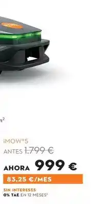 STIHL Robot cortacésped imow 5 oferta