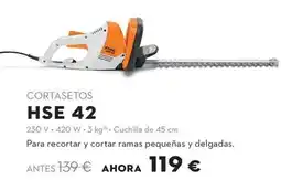 STIHL Cortasetos hse 42 oferta