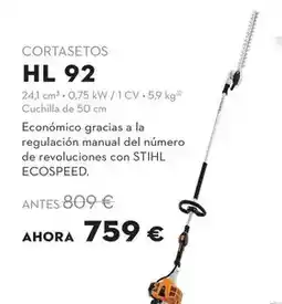 STIHL Cortasetos hl 92 oferta