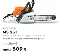 STIHL Motosierra ms 231 oferta