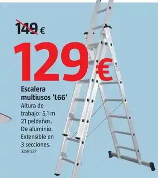 Escalera multiusos 'l66'