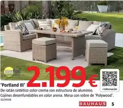 Bauhaus Sunfun - ' portland iii ' oferta