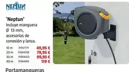 Bauhaus Neptun - portamangueras de pared oferta