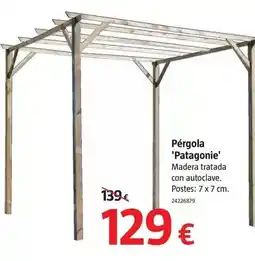 Bauhaus Pérgola 'patagonie' oferta