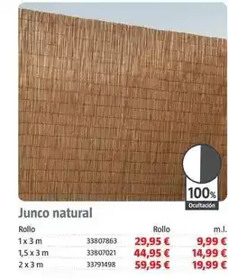 Bauhaus Junco natural oferta