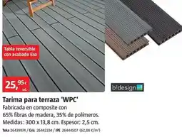 Bauhaus Tarima para terraza wpc oferta