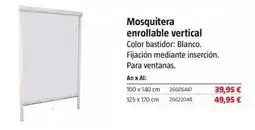Bauhaus Mosquitera enrollable vertical oferta